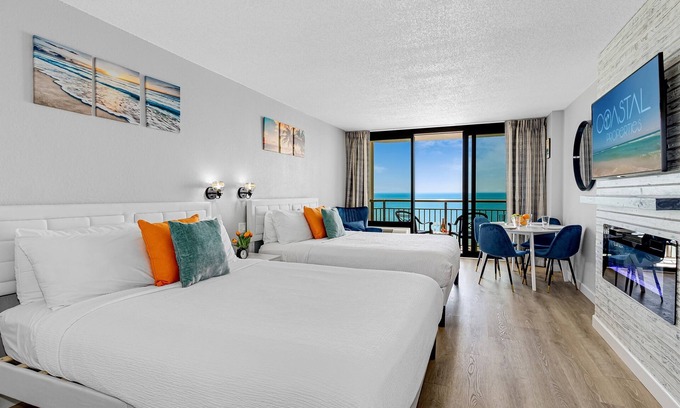 Myrtle Beach Condo | Winter Rates! Cozy Oceanview Suite w/Full Kitchen