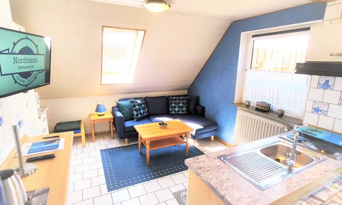 Dornumergrode Apartment | Wohnung Nord - Gästehaus Zur Alten Post