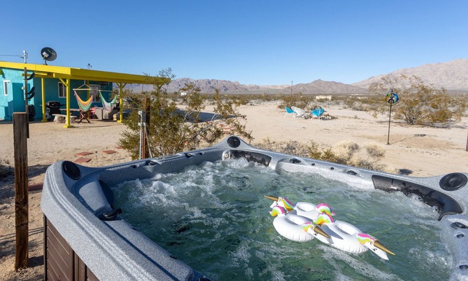 Twentynine Palms House | Wonder House: A Peaceful Desert Oasis With Great Views, Pool & Hot Tub
