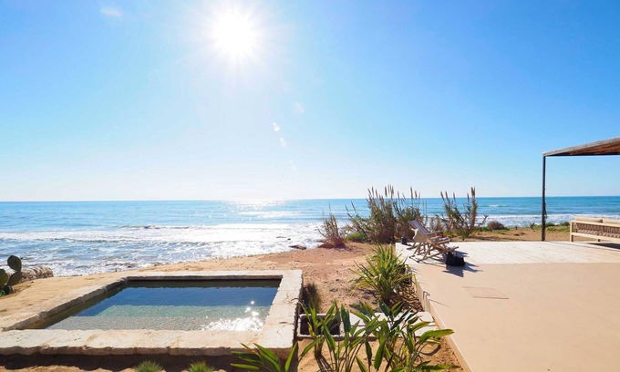 Santa Maria del Focallo Villa | Wonderful private villa for 4 guests with A/C, WIFI, private pool, TV and terrace