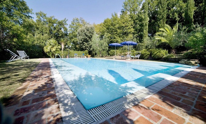 Montopoli in Val d'Arno Villa | Wonderful private villa for 5 people with A/C, WIFI, private pool, TV, patio and panoramic view