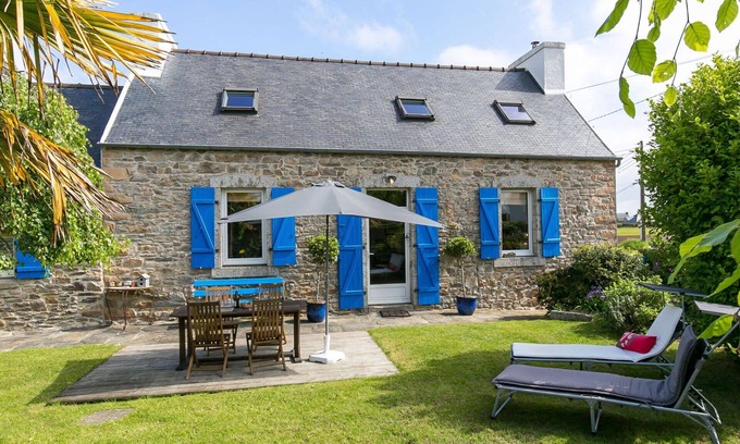 Locquirec House | Wonderful private villa for 5 guests with WIFI, TV, terrace and pets allowed