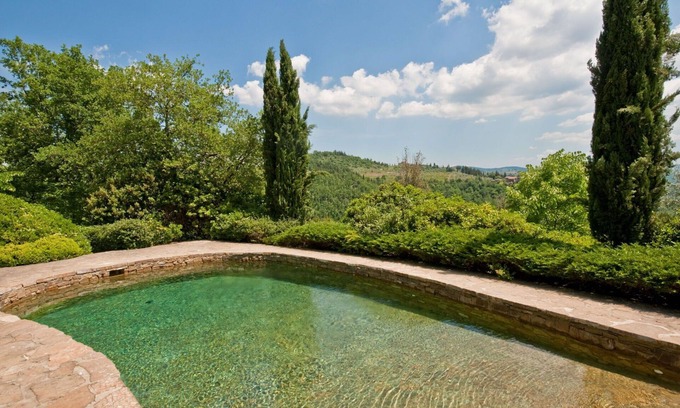 San Pietro in Bossolo Villa | Wonderful private villa for 12 guests with WIFI, A/C, private pool, TV, patio and panoramic view