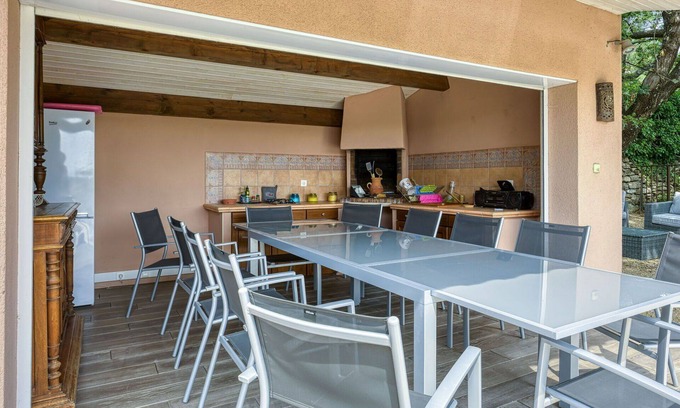 Sabran House | Wonderful private villa for 5 people with A/C, WIFI, private pool, TV and terrace