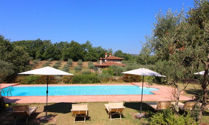 Santarello Villa | Wonderful private villa for 8 guests with private pool, WIFI, A/C and TV, close to Montepulciano