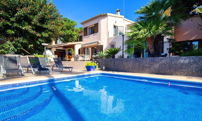 Urbanitzacio la Fustera Villa | Wonderful private villa with hot tub, A/C, private pool, WIFI, TV, patio and pets allowed