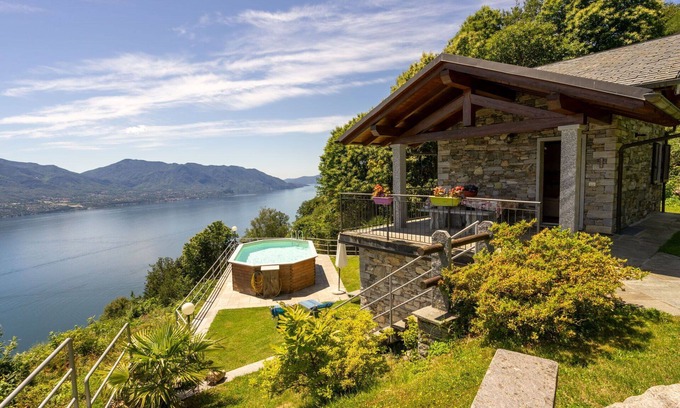 Trarego Viggiona House | Wonderful private villa for 4 people with private pool, WIFI, TV and terrace