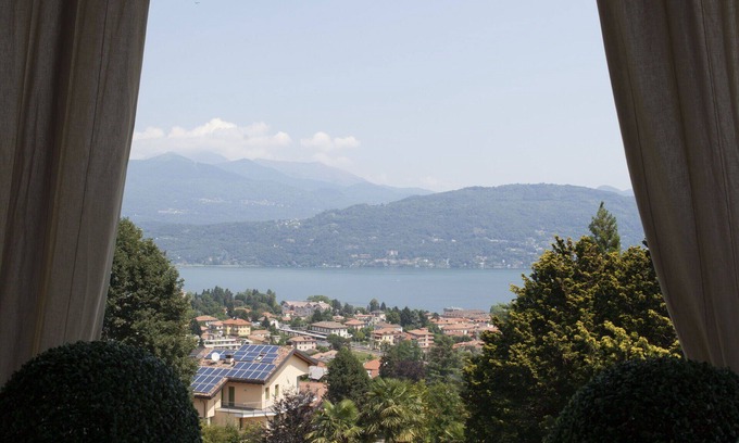 Baveno Villa | Wonderful private villa with WIFI, sauna, hot tub, private pool, A/C, TV, patio and panoramic view