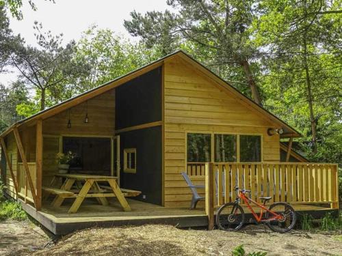 Ruinen Ski Chalet | Wooden lodge near three national parks