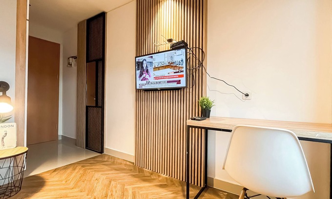 Pondokcina Apartment | Wooden Nest 2Br Without Living Room At Evenciio Margonda Apartment