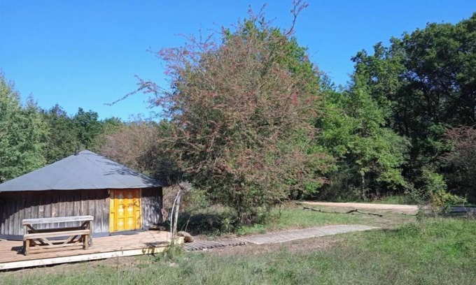 Gennes-Val-de-Loire Cabin | Wooden yurt La Citrolle in Le Thoureil, Maine & Loire