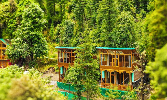 Banjar Cottage | WOW WOODEN DUPLEX COTTAGE- SATYA KUTIR