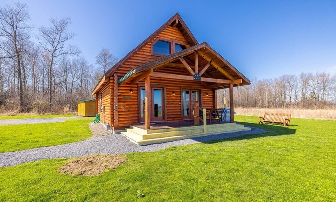 Geneva House | WTR 448 Log Cabin, lake view, large yard