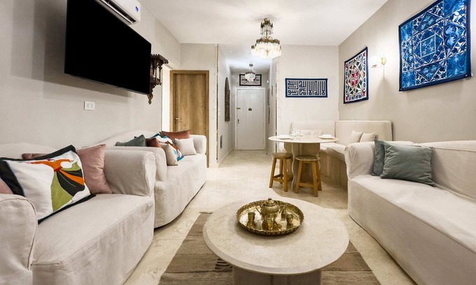 Nasr City Apartment | Xuru Stays I Authentic Traditions Cozy Stays, 1bdr