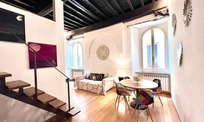 Rione VIII Sant'Eustachio Apartment | XV century Palazzetto Loft - The Angeli's Ap. - couples & kids Rome City Centre