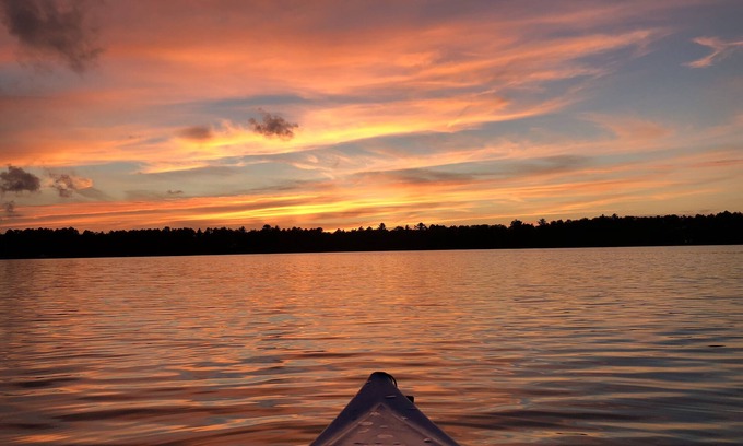 Eagle River Cottage | Your inner child can roam free and take a step back into a simpler timeFree boat