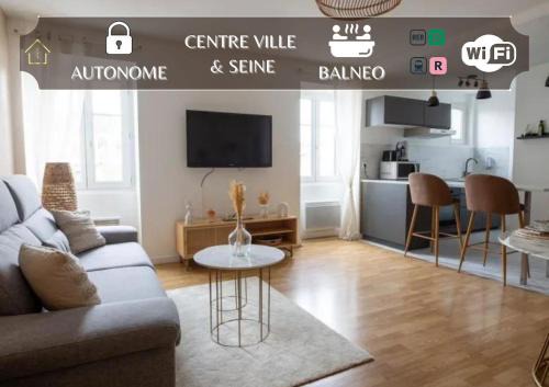 Melun Apartment | Zenitude Balnéo Hypercentre Melun