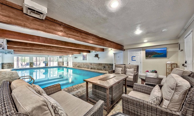 Round Hill Village House | Zephyr Cov 5BR4BA -Pool,Spa,Steam Rm,5 Min 2 Ski