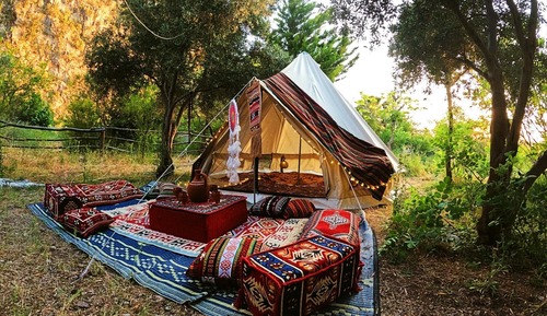 Romantic Tent, Patio, Valley View