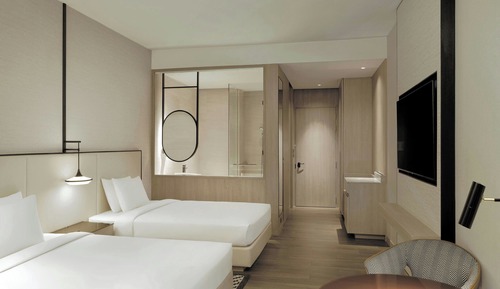 Deluxe Room, 2 Double Beds, Non Smoking, Balcony