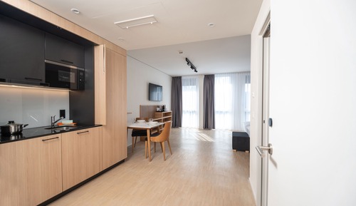 Premium Twin Room, Kitchen