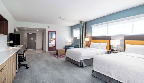 Studio Suite, 2 Queen Beds, Accessible (Roll-In Shower)