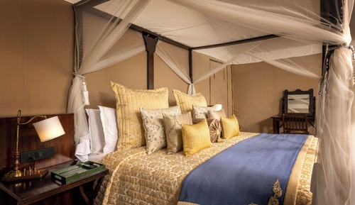 Luxury Tent Twin Bed and Private Sitout