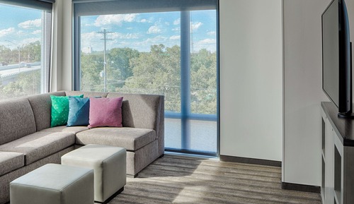 Suite, 1 King Bed with Sofa bed, Accessible, Bathtub