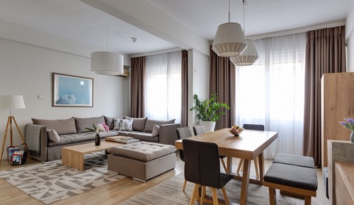 Business Apartment, 2 Bedrooms, City View