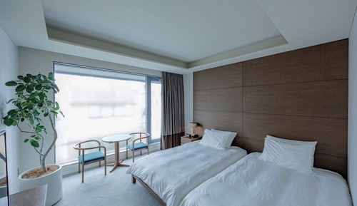 Standard Twin with Free Lounge Access (designed by Tadao Ando), Non smoking