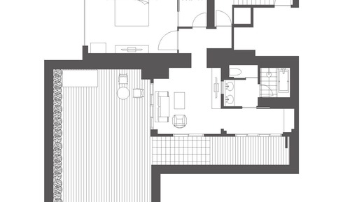 Marufukuro Suite with Lounge Access (designed by Tadao Ando) No Smoking