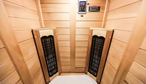 Room (Dry sauna room (random assignment to )