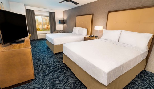 Suite, 2 Queen Beds, Accessible (Roll-In Shower)