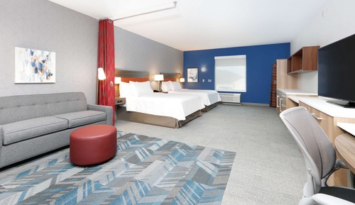 Studio, 2 Queen Beds, Accessible, Bathtub