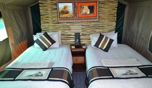 Tent, Pool Access, River View