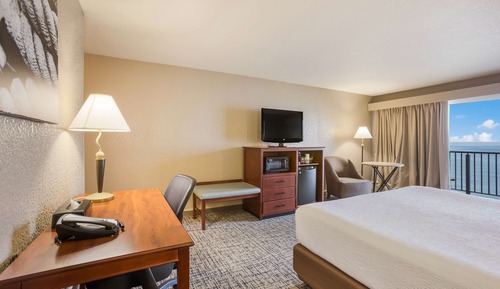 Suite, 1 King Bed with Sofa bed, Refrigerator & Microwave, Lake View (with Sofabed)