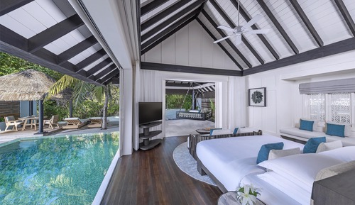 Beach House with Pool