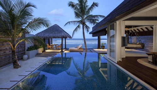 Ocean House with Pool and Private Beach Cabana