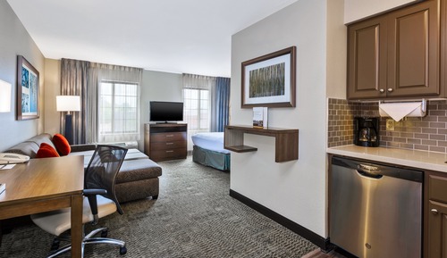 Studio Suite, 1 Queen Bed with Sofa bed, Kitchen