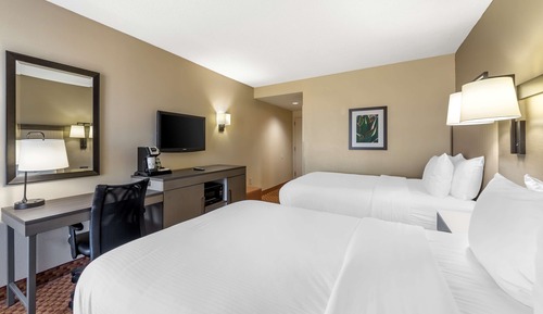 Business Room, 2 Queen Beds, Non Smoking, Refrigerator