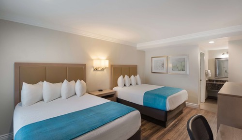 Standard Room, 2 Queen Beds, Non Smoking, Refrigerator & Microwave