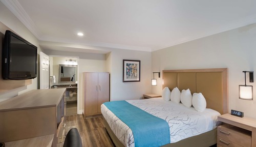 Standard Room, 1 King Bed, Accessible, Refrigerator & Microwave