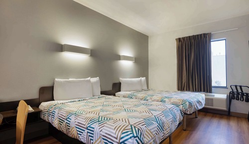 Standard Room, 2 Double Beds, Non Smoking, Refrigerator & Microwave