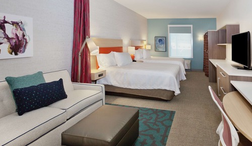 Studio Suite, 2 Queen Beds, Accessible (Roll-In Shower)