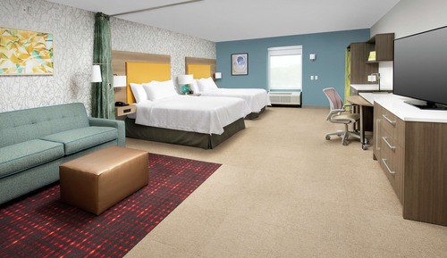 Studio, 2 Queen Beds, Accessible (Hearing)