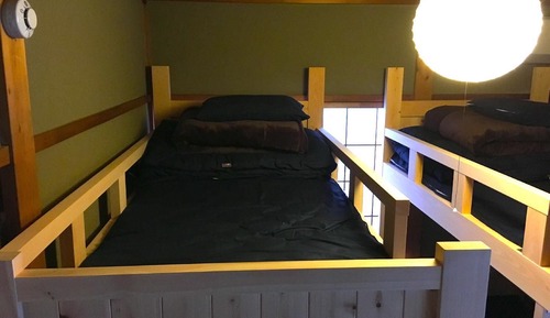 Private Bunk Bed Japanese Style Room 1A Max 4 Guests, Shared Bathroom