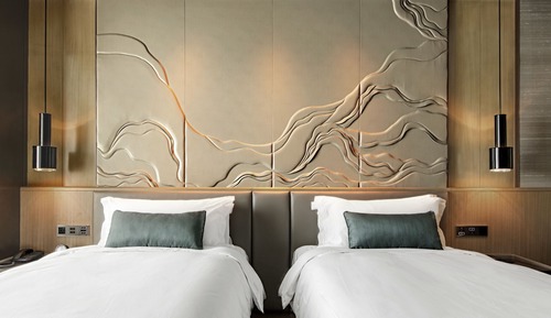 Premium Room, 2 Twin Beds, Partial Sea View