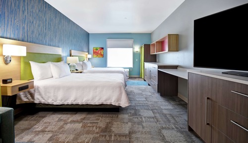 Studio, 2 Queen Beds, Accessible (Hearing)