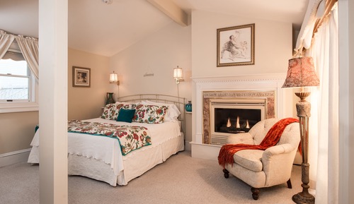 Luxury Room, 1 King Bed, Fireplace