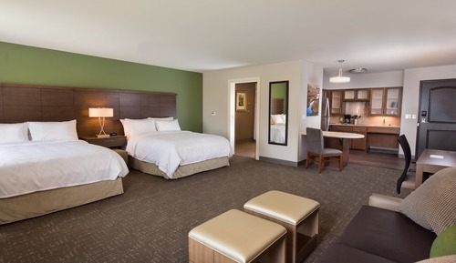 Studio Suite, 2 Queen Beds, Accessible, Kitchen (Mobility, Access Tub)